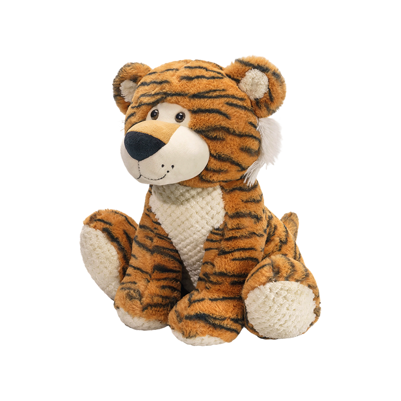 Sittende dyreliv tiger plysj leker