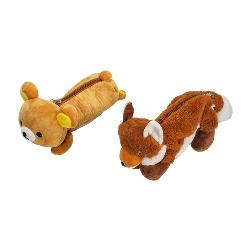 Bear & fox fleecy plysj etuier