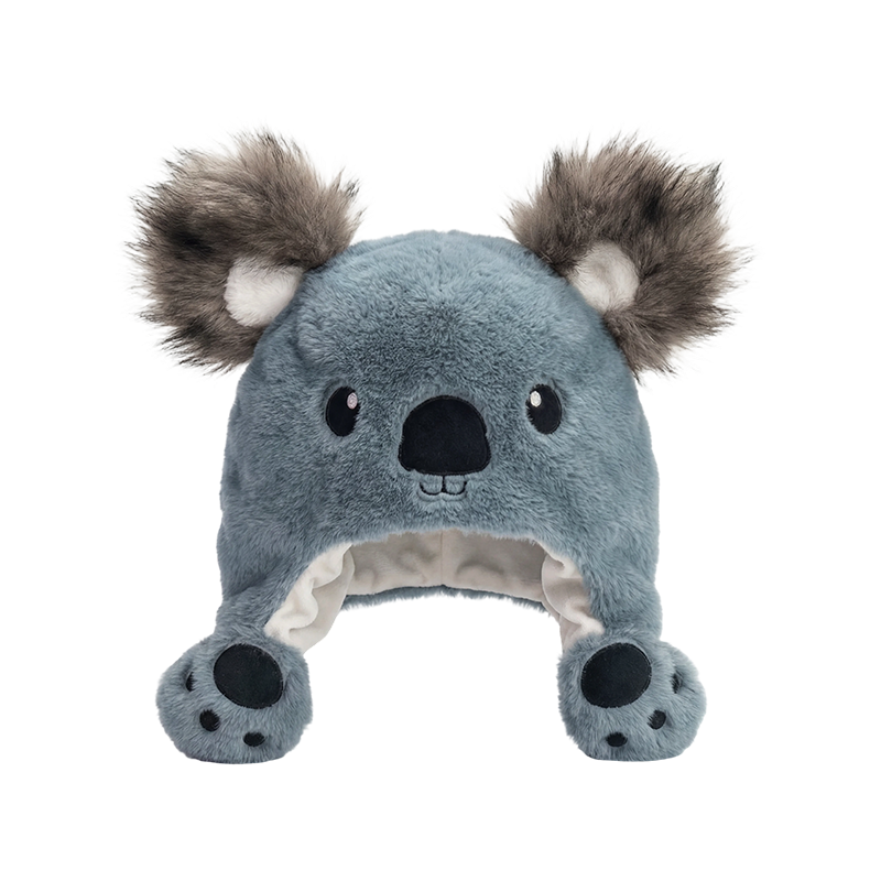 Koala-øre lue i plysj