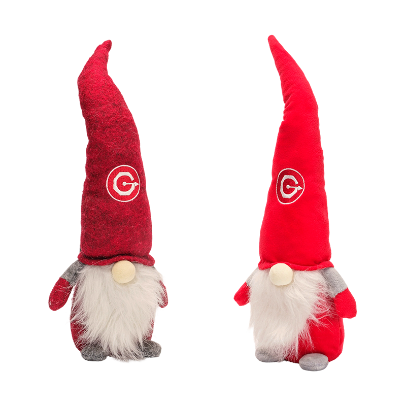 Rød-lue jule gnome par leketøy
